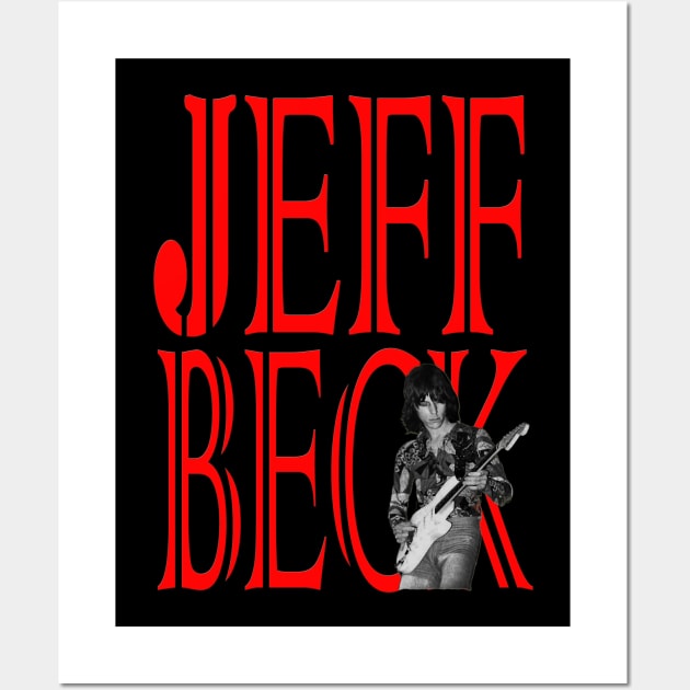 jeff beck played guitar Wall Art by hany moon